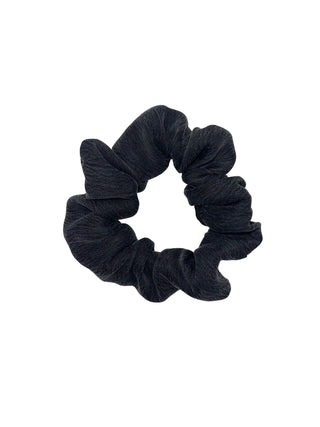 Gumka scrunchie czarna z lyocellu